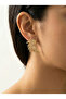 Modern Leaf Spiral Form Steel Stylish Women's Earrings