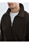 Peak New Season Mock Neck Men's Thick Sweatshirt - 3