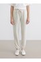 Gray Elastic Waist Women's Jogger Pants Pajama Bottoms (S6) - 2
