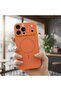 Converter Case for iPhone 15 Pro Max to 17 Pro Max-Hard TPU-Orange - 5