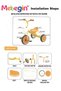 Kids Tricycles with Music and Light, Pedal Balance Bike with 3 Silence Wheels, Storage Basket and Pe - 8