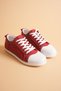 Women's Genuine Leather Casual Sports Shoes - Red - 4