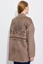 Knitted collar, embroidered back detail, cap mink - 4
