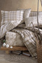Ranforce 100% Cotton Double Duvet Cover Set Ravel V1 Beige - 3