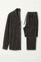 Women's Premium Corded Fabric Fabric Shirt and Trouser Set - 2