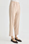 Tek Pile Basic Pantolon - Bej - 4
