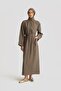 Modal Tie-Dye Detailed Dress Khaki