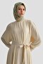 Balloon Sleeve Dress 25Kd4013 Sand