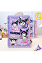 Kawaii Cute Kuromi Cartoon Notebook with Pen, Girls Hand Ledger Set - 5