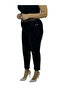 Plus Size Women's High Waist Denim Belted Pipe Leg Pants - 5