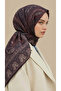 وشاح قطني بنمط عرقي مقاس 120*120 سم - 5