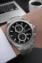 Men's Wristwatch 30 Meters Water Resistant Steel Band + Bracelet Gifted Vs.Blkt.0813 - 2