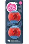 Duo Ball, 6.3cm with LED, 2pk
