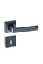 Hira Konak Safari Square Badge Door Handle Anthracite (Smoked) Room
