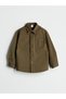 Green Boy's Gabardine Shirt and T-Shirt
