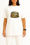 Oversize Artvin Chest Printed Unisex T-Shirt - 2