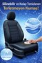 Speed Series Black Pique Fabric Universal Car Seat Cover - 5 Seat Full Set - 3