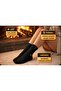 6' Pair of Black Unisex Thermal Seamless Towel Socks
