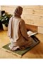 Prayer Rug Muslim Padded Muslim Prayer Rug Thick Fabric (Green) - 2
