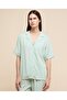 Women Sage Printed Pyjama Set - 2