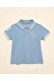 Printed Polo T-Shirt with Short Sleeves