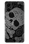 Galaxy S25 Edge Case Patterned Silicone Printed Cover Skuller