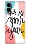 Galaxy S25 Edge Case Decorative Silicone Printed Cover Your Year