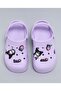 Girls Lilac Kuromi Charm Detail Slingback Clogs - 5