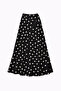 Polka Dot Skirt with Elastic Waist