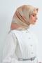Sura Pure Silk Scarf 9519 - 04 Cream Red Floral Pastel Pattern - 2