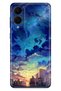 Galaxy S25 Edge Case Colorful Silicone Printed Tpu Cloud City
