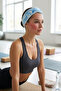 2-Piece Towel Hair Band Set 100% Cotton Adjustable Velcro Makeup and Spa Headband - 4