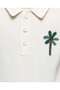 Embroidered Polo T-Shirt with Short Sleeves - 6