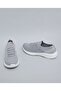 Women Grey Knitted Lace Up Casual Shoes - 6