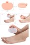 2 Pieces Skin/White Color Middle Finger Metatarsal Silicone Pad Cushion Callus Protector - 3