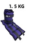 1.5 kg X 2 Pieces Total 3 kg Black Hand and Foot Weights - 2
