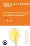 Vitamin C Skin Serum with Niacinamide, Licorice Root Extract and Hyaluronic Acid - 3