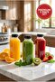 Set of 3 300ml Square Pet Bottles |   Transparent Plastic Lid Storage & Beverage Bottle