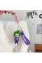 Joker 3D Silicone Keychain 1 Piece Cute Designed Bag Accessory - 2
