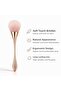 Premium Soft Touch Blush & Powder Brush – Rose Gold Ergonomic Professional Makeup Brush - 3