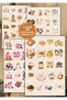 4-Piece Valentine's Day Heart Food Sticker D00021