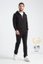 Black Men's Tracksuit Set Seasonal Luxe Quality Cotton
