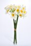 Artificial Wild 24-Piece Cyclamen Flower Bunch 40 cm White - 3