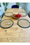 Presentation Plate Mat Jute Placemat American Serving and Basket Set 5 Pieces - 2