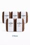 Paper String 5 Pack 100Gr, Natural Paper Raffia, Macrame Bag Weaving Craft Paper String, Durable