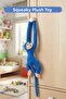 Hands Clinging Together Game and Sleep Companion Plush Monkey Toy Hugging Monkey Dark Blue - 2