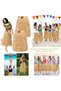 Hawaiian Style Hula Skirt – 60 cm Straw Natural Skirt (5047)