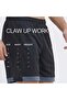 Lycra Honeycomb Fabric Pocketless Men's Shorts – Soft Textured, Elastic and Drawstring Waist, Anthracite Detailed - 6