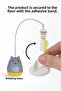 Furry Play Rod with Sticky Base for Cats, Fun Moving Cat Toy Oltaci Cat - 2
