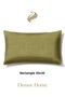 Linen Textured Olive Green Throw Pillow Cover - 3